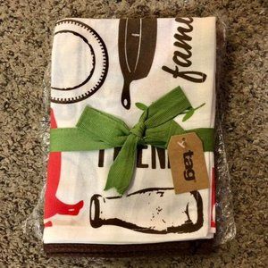 Tag Farm to Table Dish Towels - Set of 2 NEW 204841